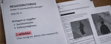 Registerutdraget med två stillbilder.