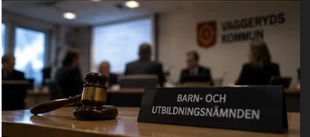 Barn- och utbildningsnämndens sammanträdesrum.