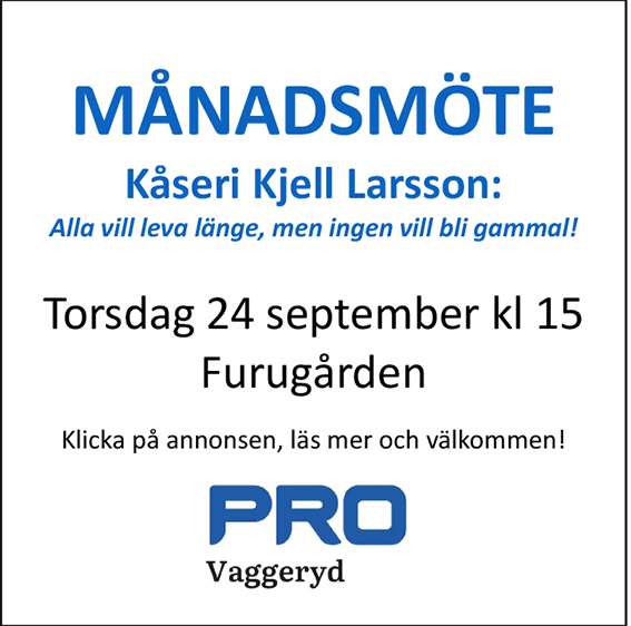 Evenemangsaffisch, Vaggeryds kommun