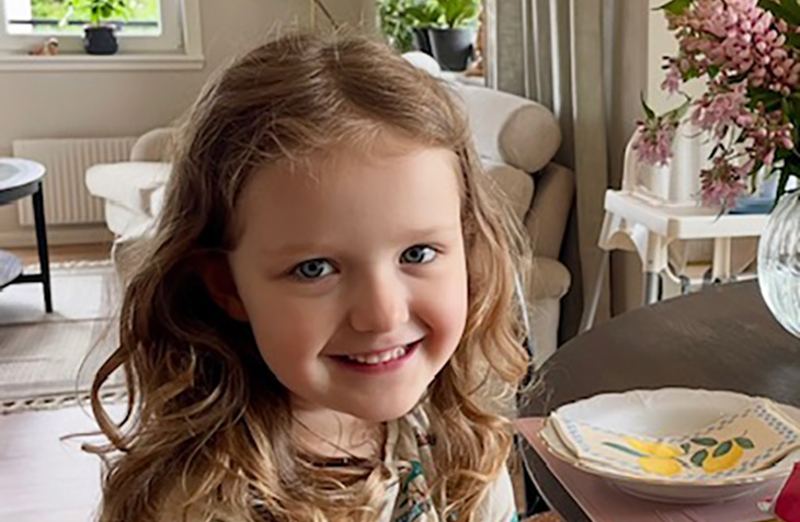 Lilly Wickbom Lagerstrand 5 år