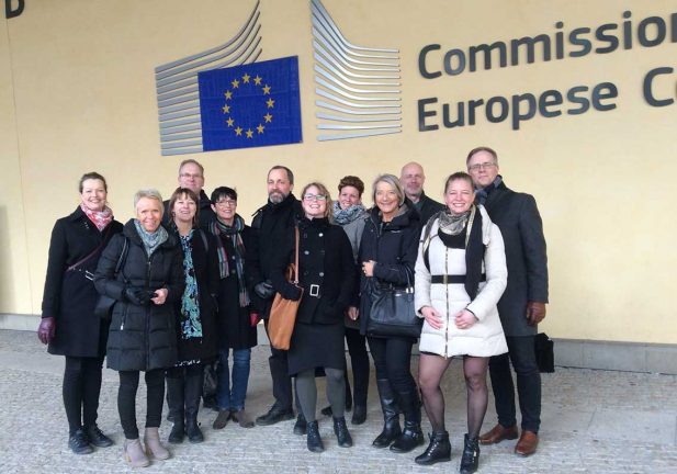 Kommunchefer besökte Bryssel
