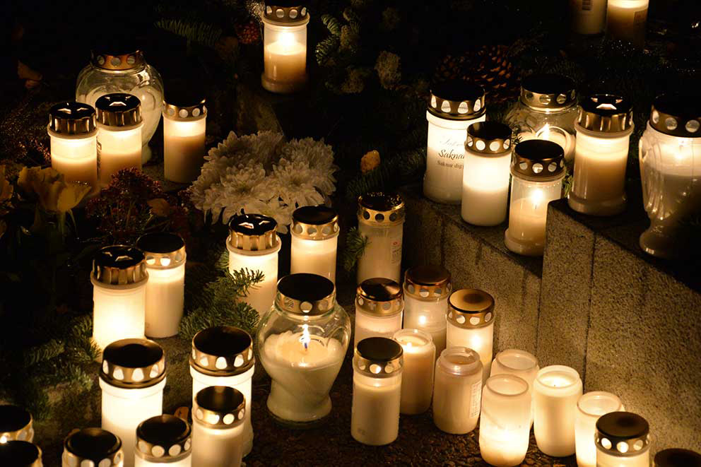 Alla helgons afton i Värnamo Värnamo