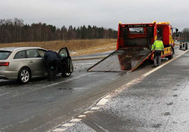 Trafikolycka på Prostjövägen