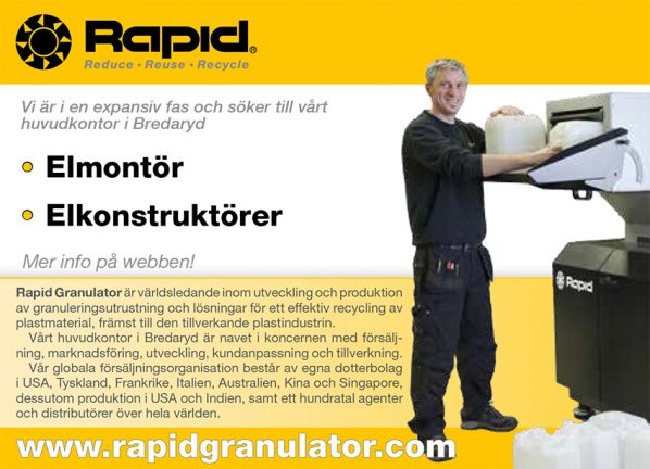 Rapid Granulator har lediga jobb