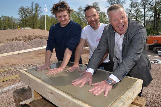 Handgjutning i Åbroparken