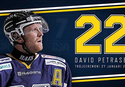 HV71 pensionerar Petraseks nummer