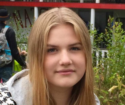 Miranda Eriksson, 16 år