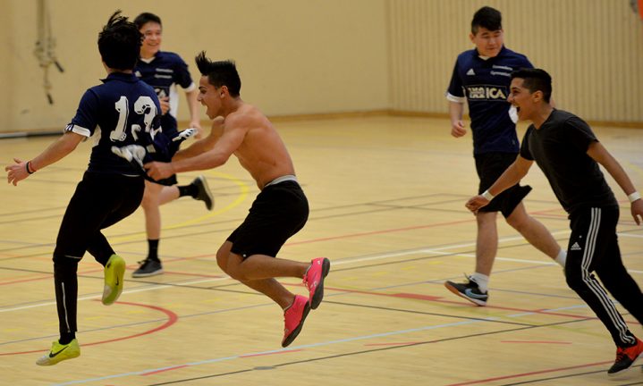 Spännande sportlovsfotboll i Värnamo