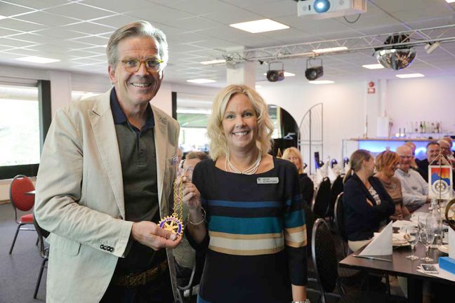 Presidentskifte hos Rotary