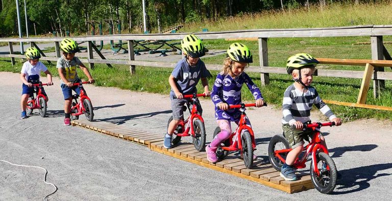Nytt projekt: Barn på cykel på skogstur 