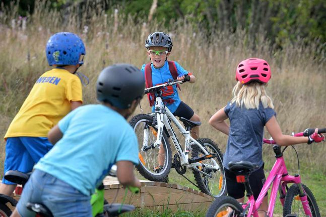 Mycket stor intresse för cykelskolan i Värnamo