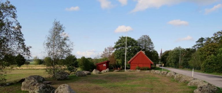 Bålastugan och Munkakyrkan i Årstad