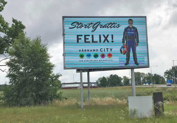 Värnamo City hyllar Felix
