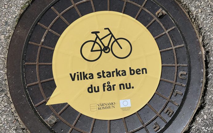 Kommunen uppmuntrar cyklister