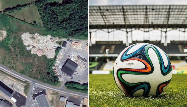 Förslaget: Bygg fotbollsarena vid industriområde 