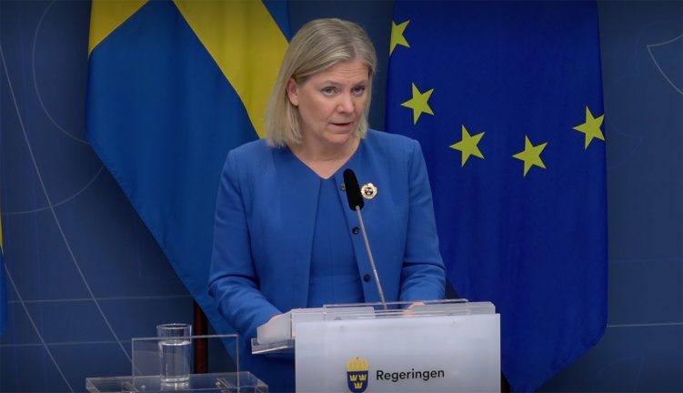 Klart: Sverige ska ansöka om medlemskap i Nato