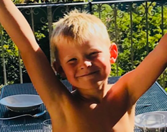 Charlie Ahlqvist 7 år