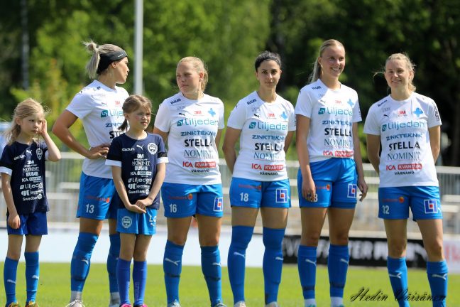 Bildextra: Värnamo dam gjorde mål på Malmö