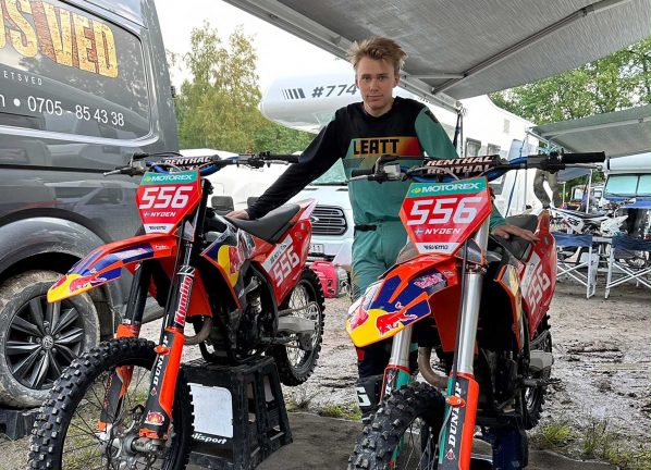 Carl Nydén tog SM guld i motocross