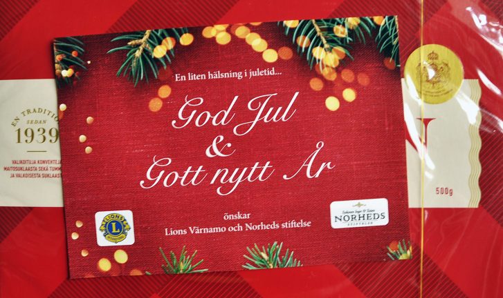 Lions Värnamo delar ut julklappar till ensamma äldre: ”En uppmuntran och en symbol”