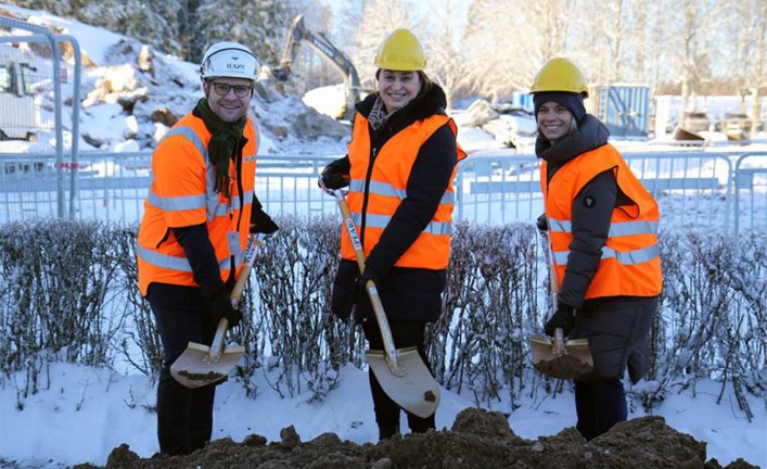 Första spadtaget för ny storsatsning