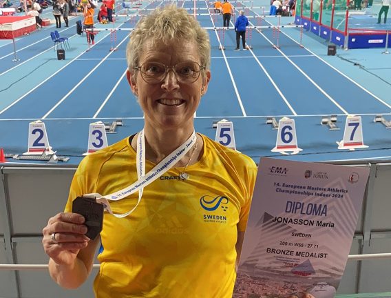 Maria Jonasson sprang hem EM-brons på veteran EM i Polen