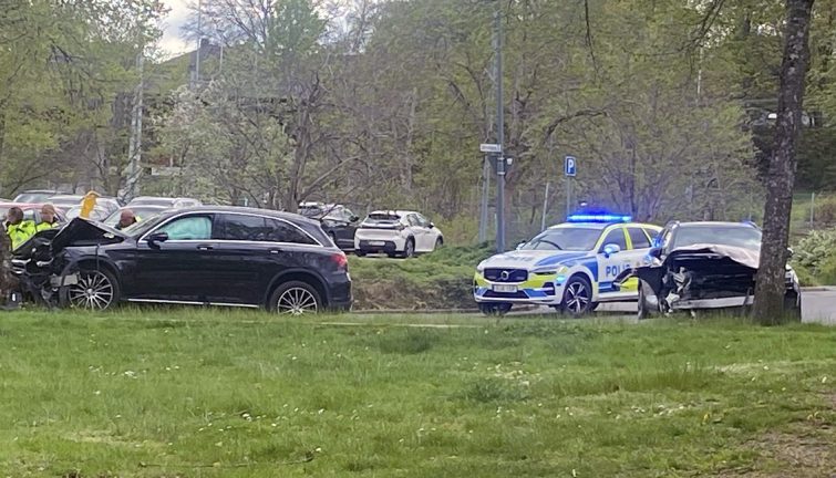 Trafikolycka i centrala Värnamo