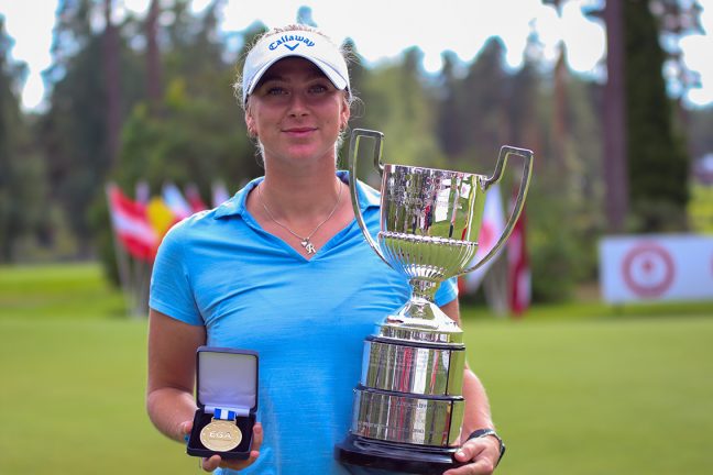 Louise tappade i British Open