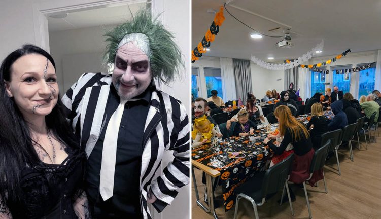 Hyresgästförening anordnade halloweenfest