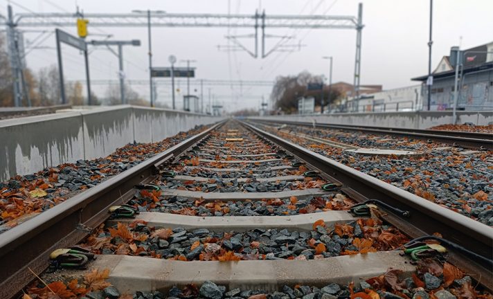 Så sena var tågen i Värnamo kommun i december