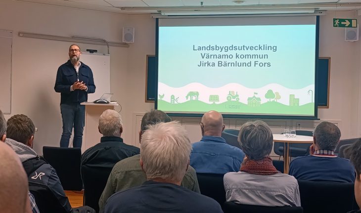 Berättade om landsbygdsutveckling