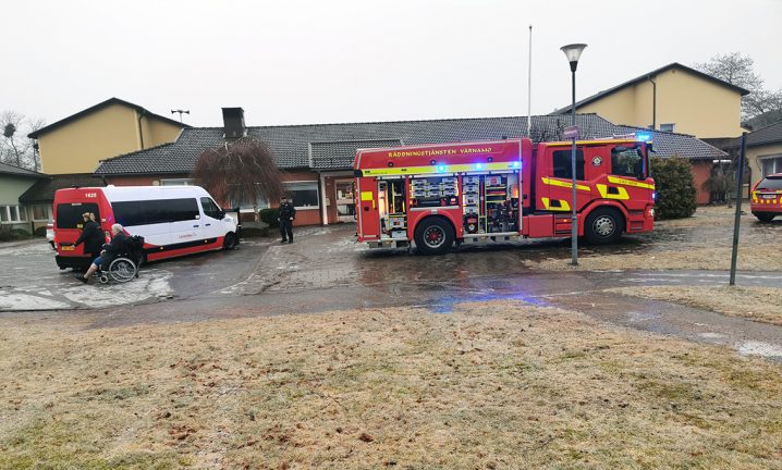 Lägenhetsbrand i Värnamo – en person rökskadad