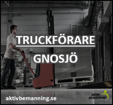 Truckförare till Gnosjö!