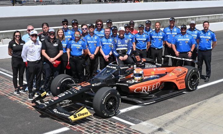 Rosenqvist i andra startledet i Indy 500