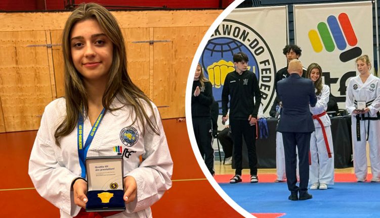 Alva svensk juniormästare i taekwondo