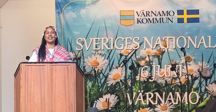 Nationaldagen firades i Apladalen