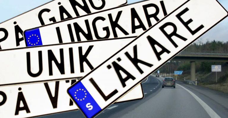 Virala klippet fick avslag som personlig regskylt