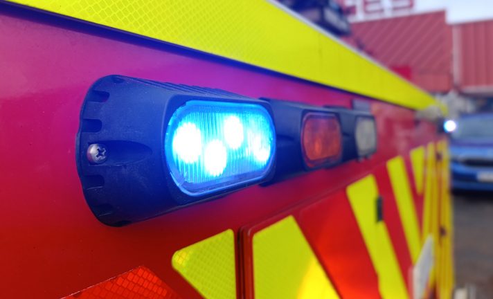 Flera bilar i krock på Kapellgatan
