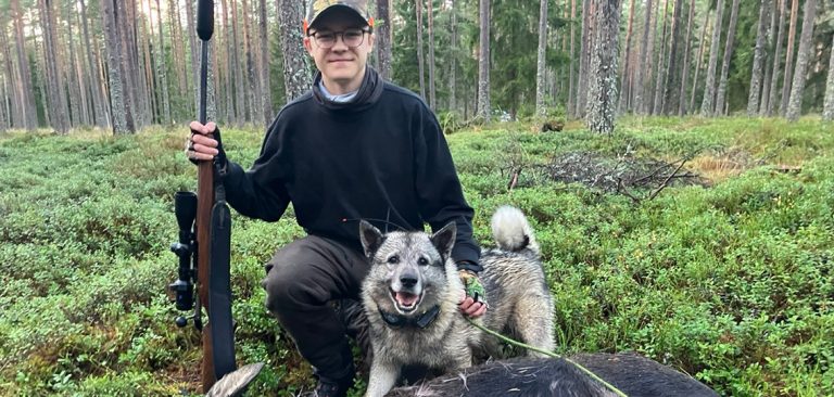 Alvin sköt sin första älg