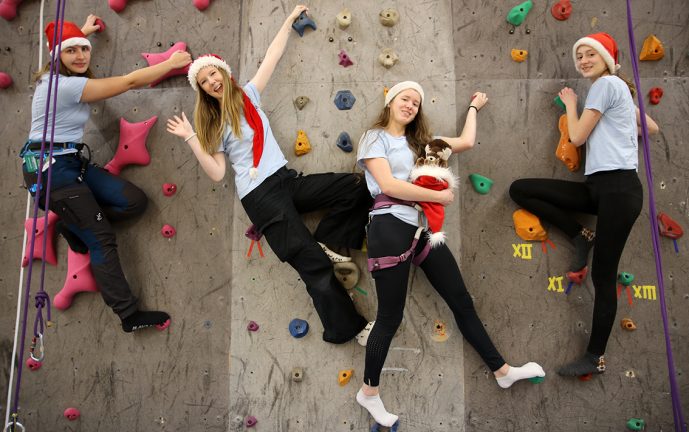 En välgörande klättersatsning