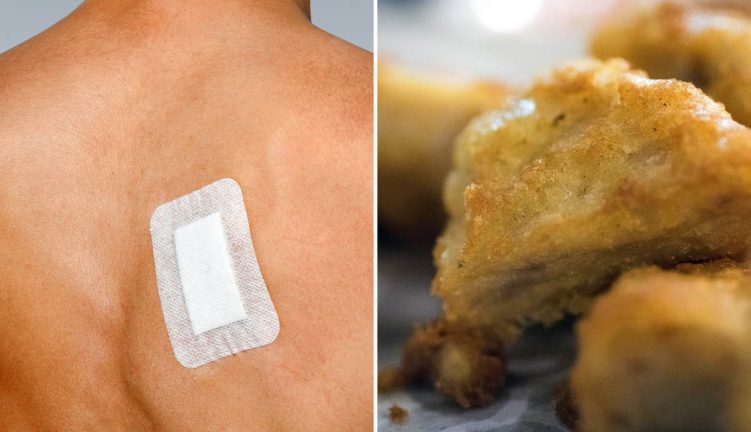 Fick använt plåster i matbeställning