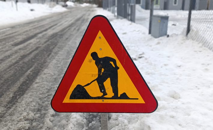 Större VA-arbete i Rydaholm