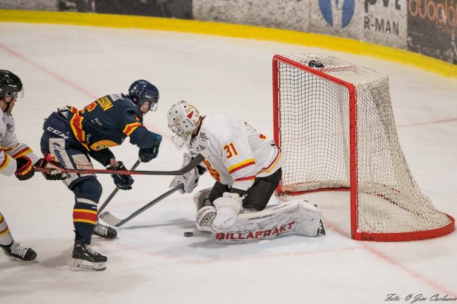 Bildextra: Ludvig Seydlitz tvåmålskytt när VGIK slog Alvesta
