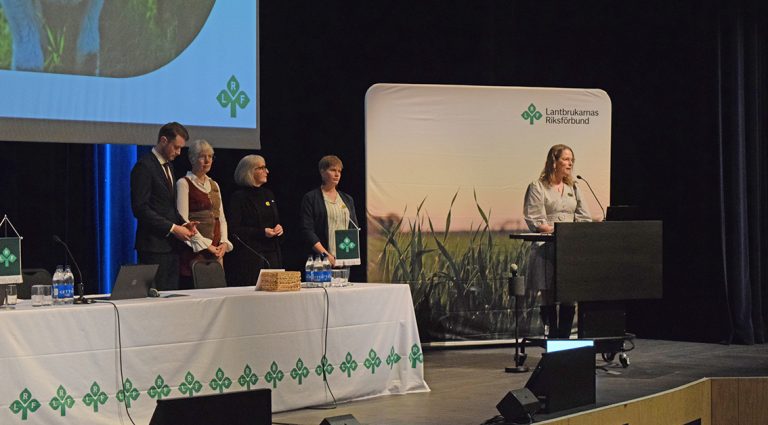 Kloka ord inledde LRF-stämma